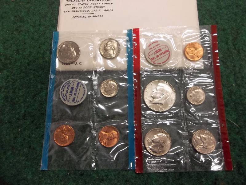 1968 US Unc Coin Set P&D