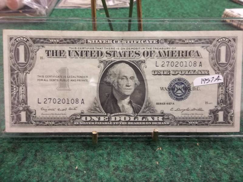 US $1 Silver Certificate Series 1957 A