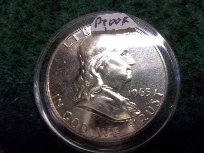 1963 Franklin Proof Half