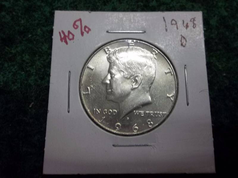 1968 D JFK Half 40% Silver