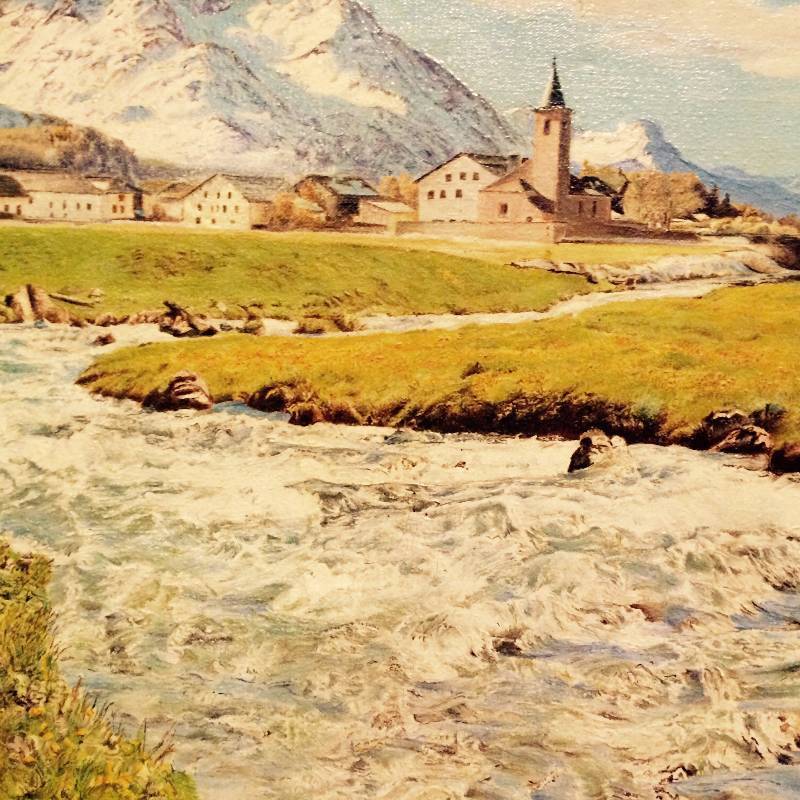 lot 10 image: Signed Oil on Canvas
