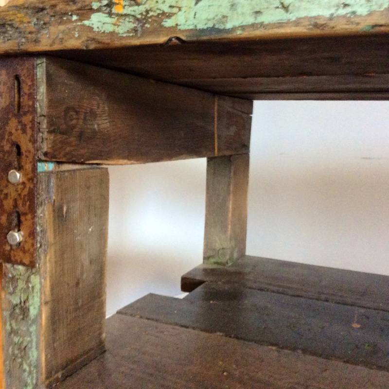 lot 31 image: Reclaimed High Quality Shelving Unit