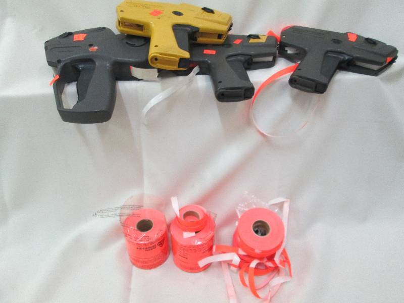 Lot of 4 sticker guns complete with...