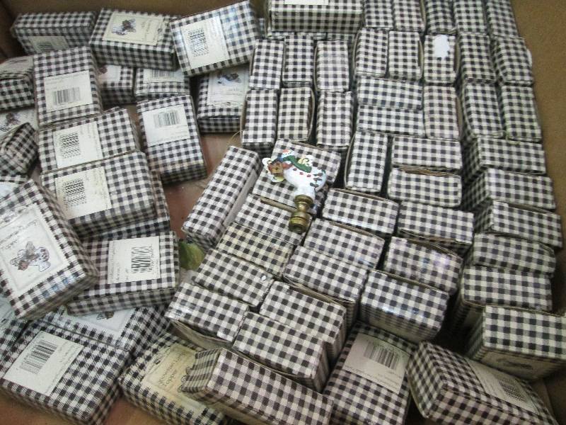 Large lot of new in box snowman lam...