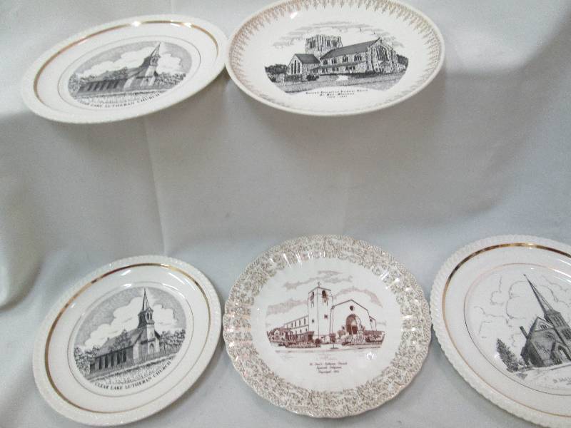 Set of 5 Lutheran church collector ...