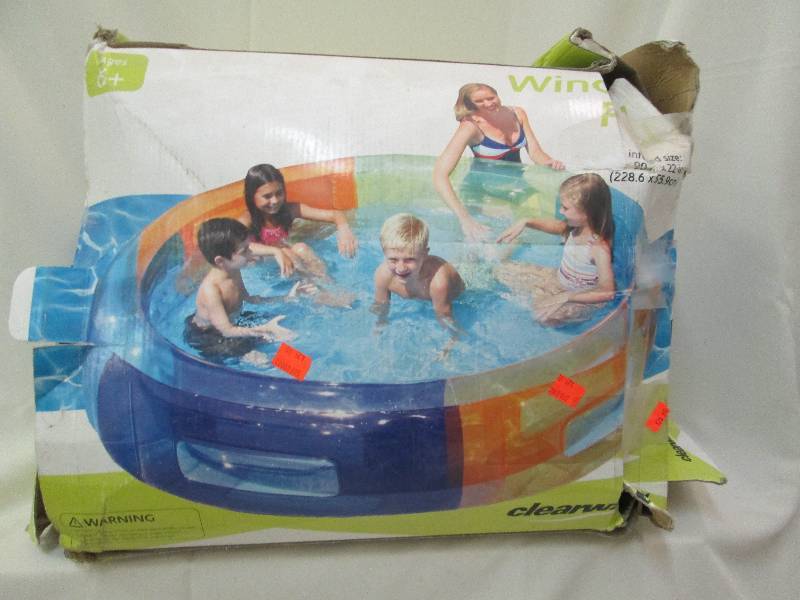 Inflatible pool 90 in x 22 in high...
