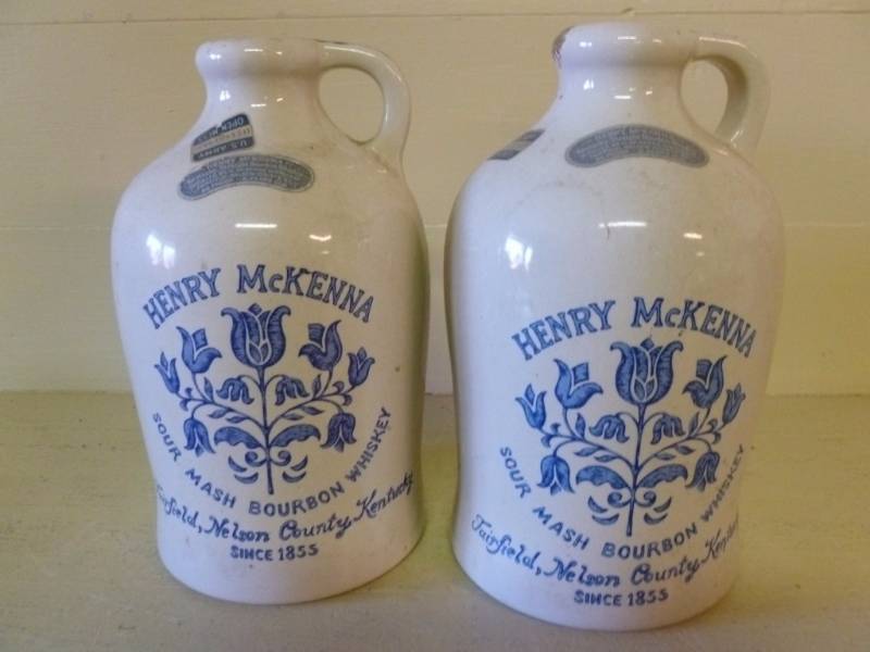Vintage Whiskey Crocks