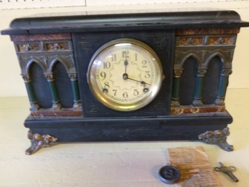 Antique Sessions Mantle Clock