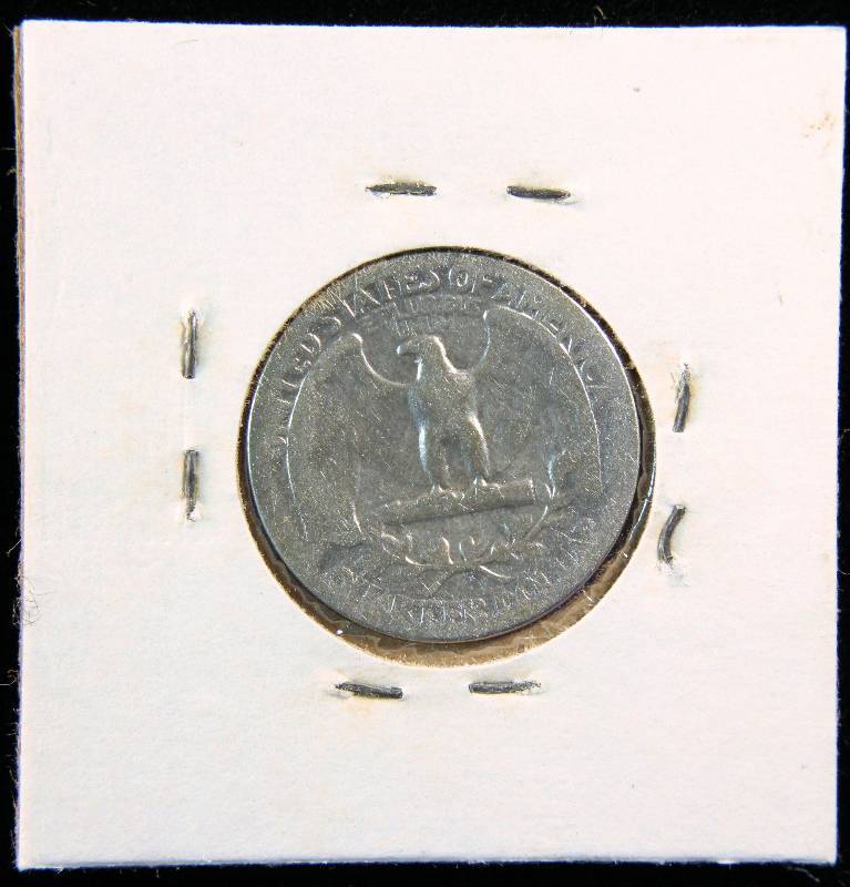 1939 WASHINGTON SILVER QUARTER CLEANED