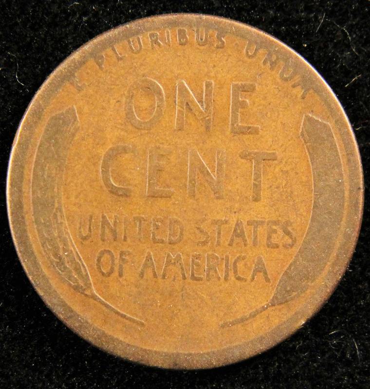 1914 S WHEAT CENT VF