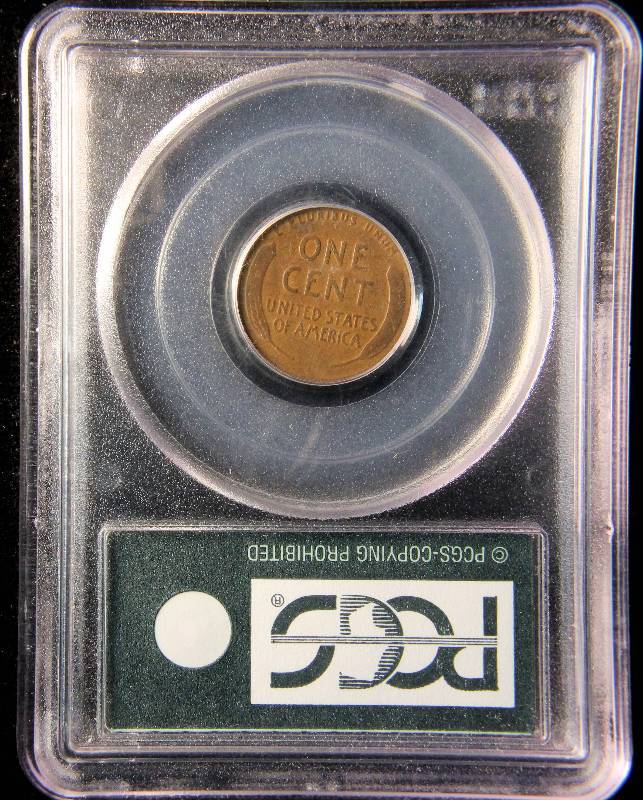 1918 WHEAT CENT OLD PCGS SAMPLE SLAB