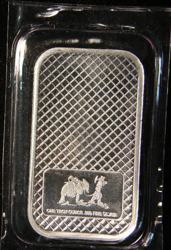 1 TROY OZ. .999 FINE SILVER SILVERTOWNE EAGLE BAR