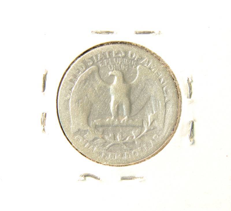 1936 WASHINGTON QUARTER CLEANED