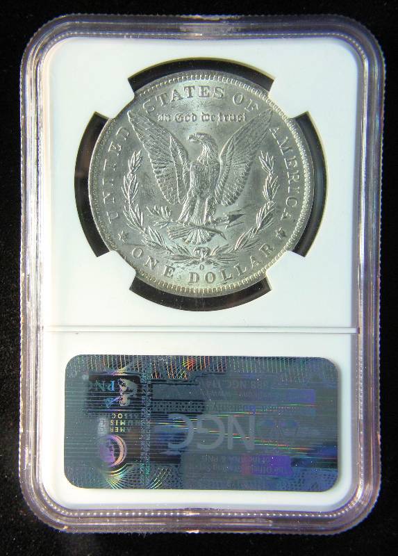 1884 O MORGAN SILVER DOLLAR MS63 NGC