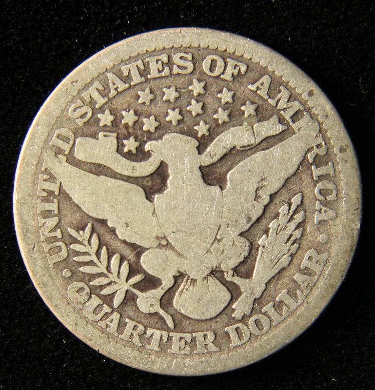 1915 BARBER SILVER QUARTER