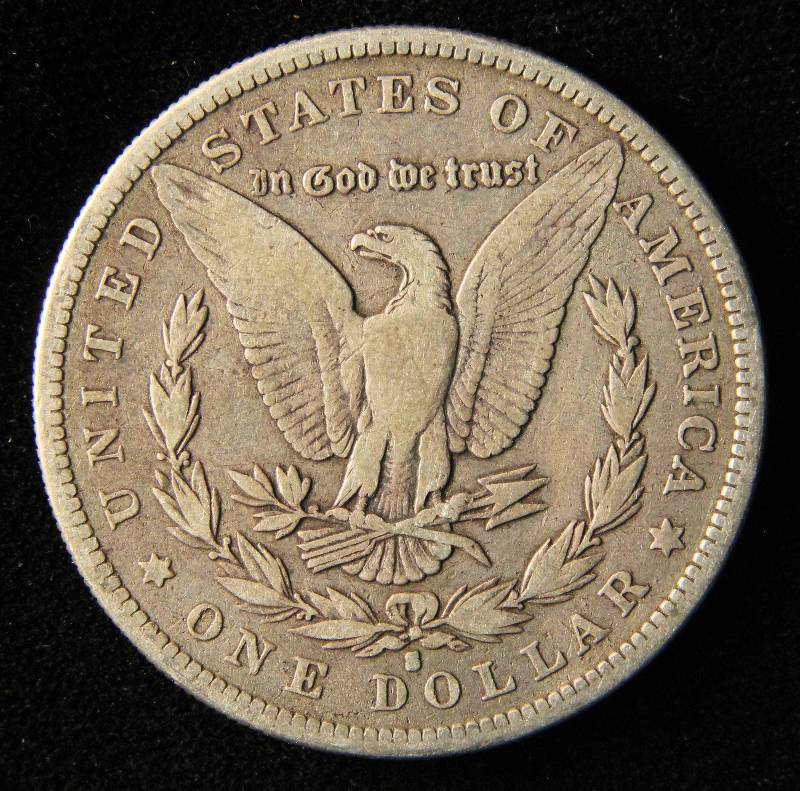 1881 S MORGAN SILVER DOLLAR FINE