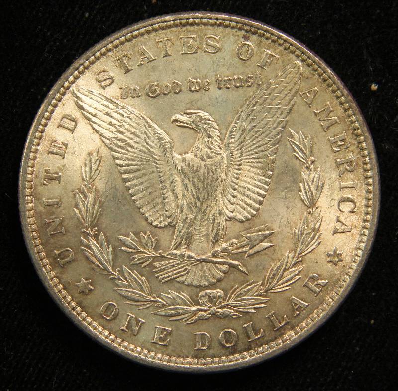 1883 MORGAN SILVER DOLLAR AU