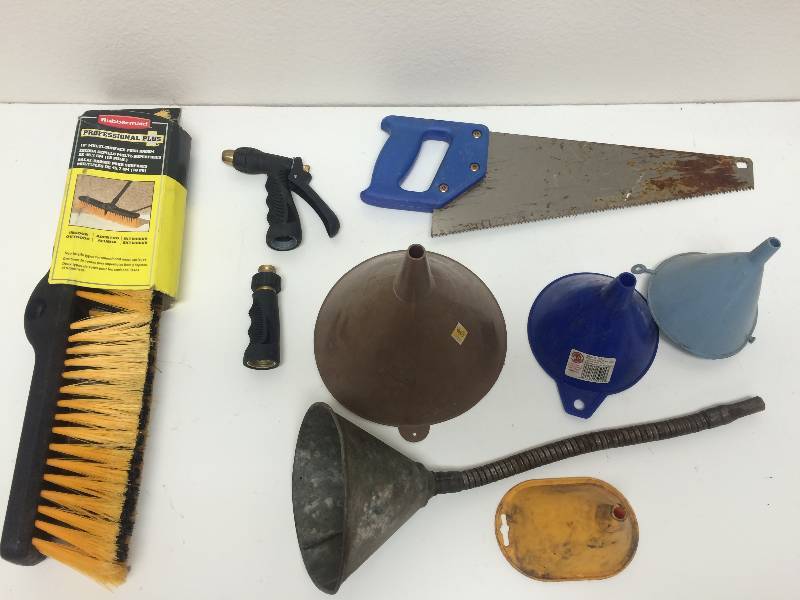 Hose, Funnels, Nozzles, Pitchfork