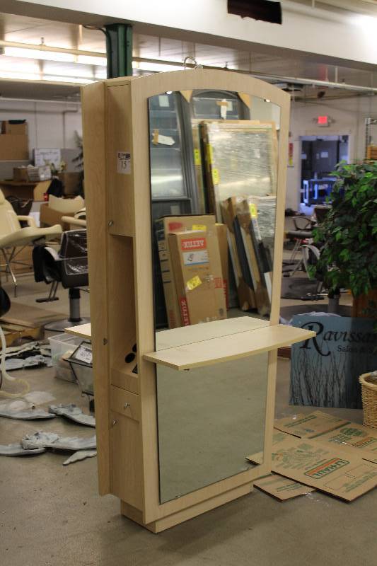 lot 17 image: Double Sided Styling Station with tool holders