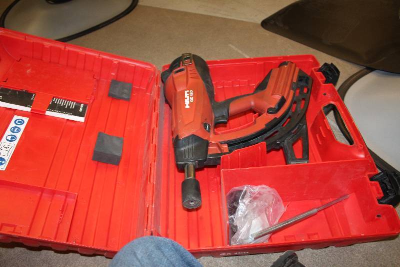lot 30 image: Hilti GX-120 Gas Actuated Nail Gun Fastening Tool
