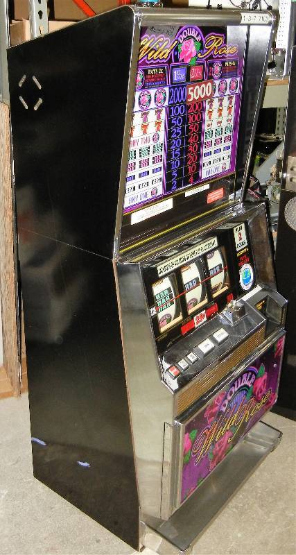 BALLY S6000 DOUBLE WILD ROSE REEL SLOT MACHINE