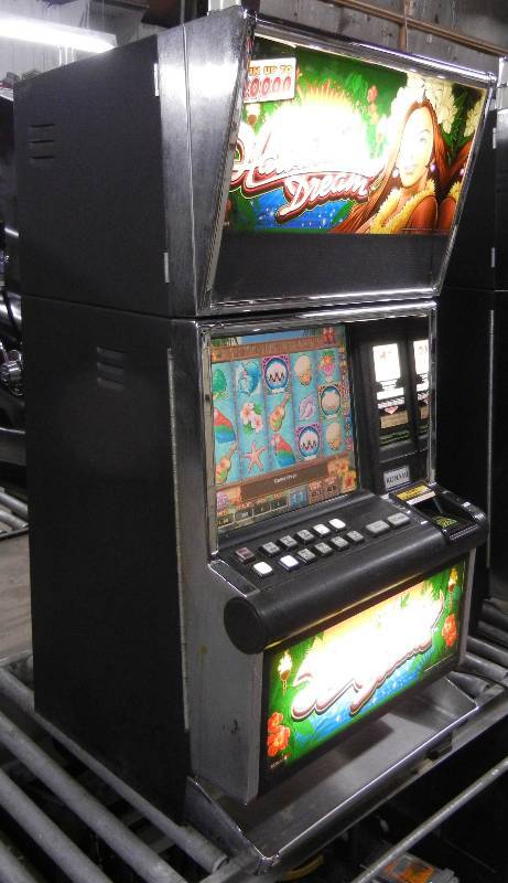 KONAMI HERCULITE HAWAIIAN DREAM VIDEO SLOT MACHINE