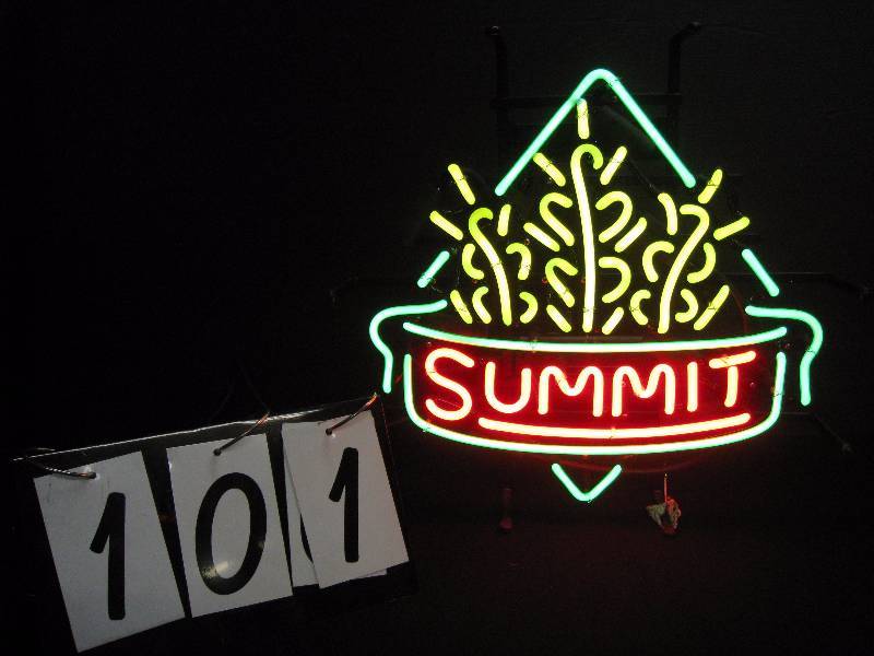 lot 101 image: NEW mini Summit Beer neon