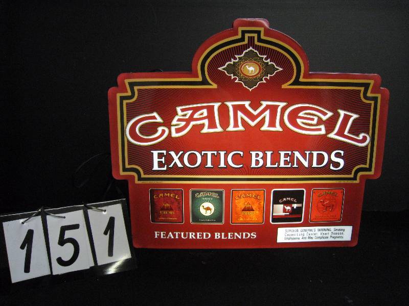 lot 151 image: Camel Exotic Blends - 2 sided light up - New in Bag