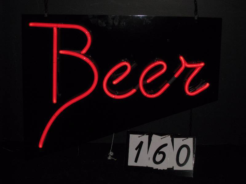 lot 160 image: Real Ruby Red Beer neon - as seen in Netflixs original series Lady Dynamite