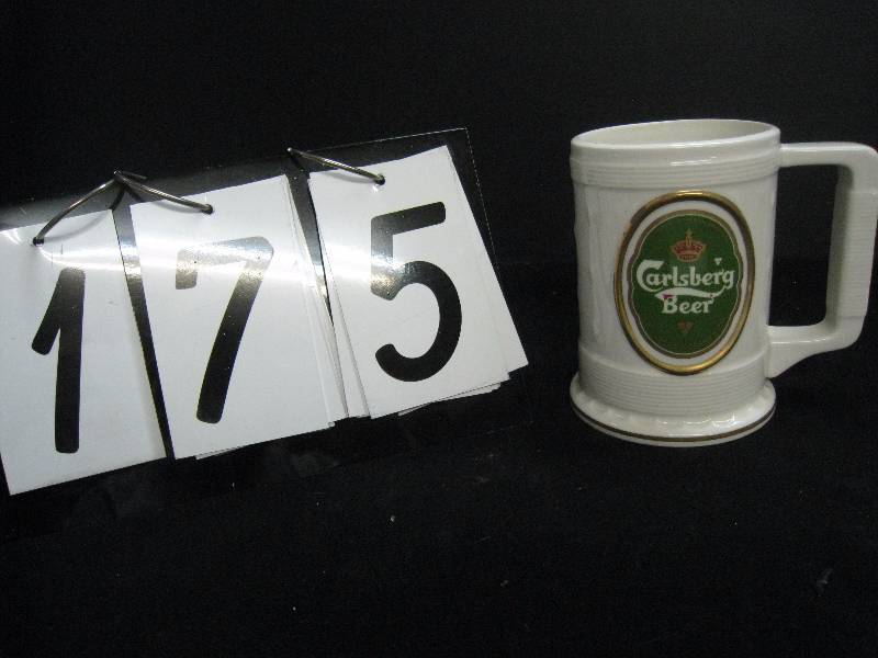 lot 175 image: Worlds Great Breweries 1988 - Carlsberg tankard, Mint condition with Certificate of Authenticity