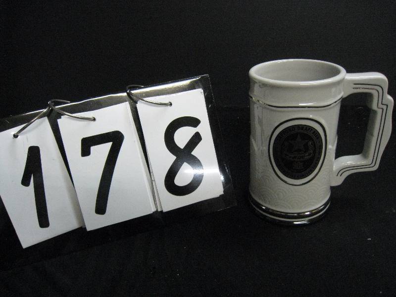 lot 178 image: Worlds Great Breweries 1988 - Sapporo tankard, Mint condition with Certificate of Authenticity