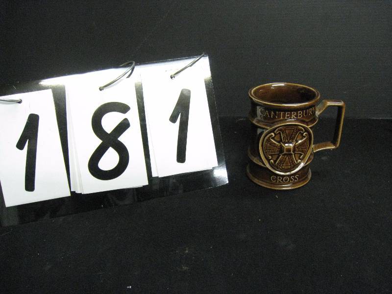 lot 181 image: Canterbury Cathedral mug - made in England