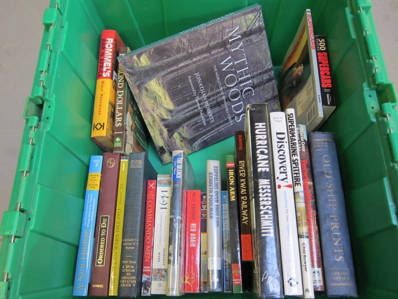 lot 20 image: Collection of Books on War History, Cars and Nature