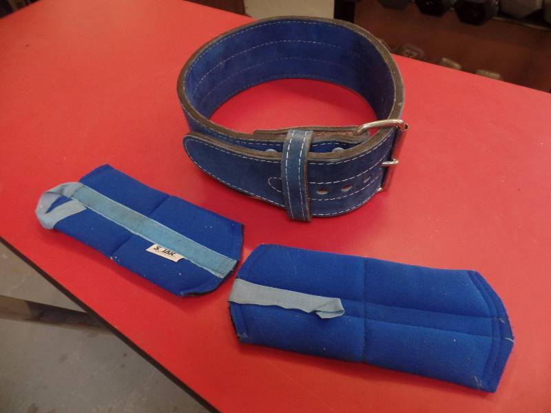 lot 68 image: Weight Belt and Ankle Weights