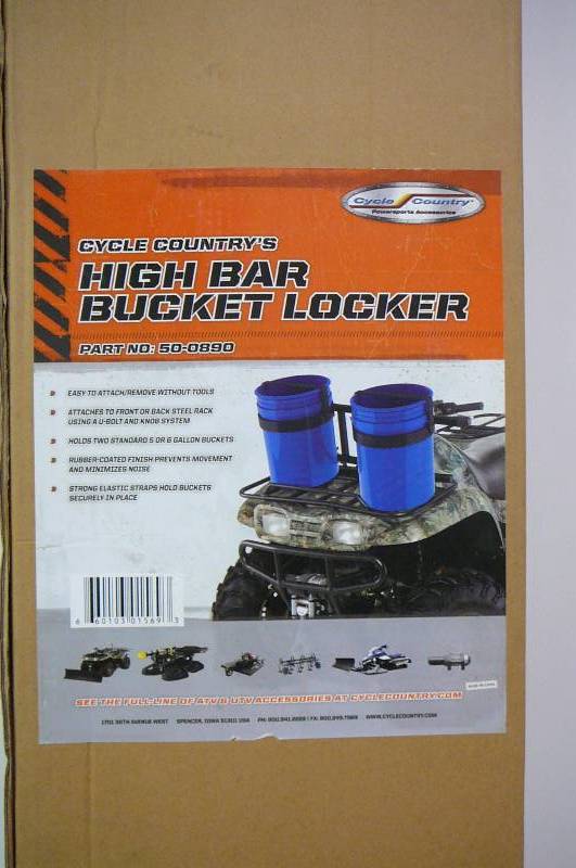High Bar Bucket Locker Cycle County New