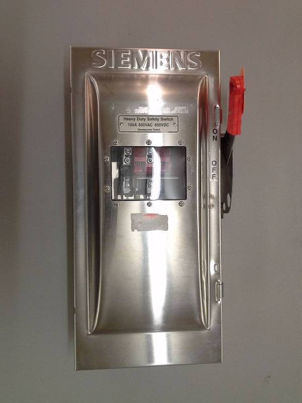 Siemens Heavy Duty Stainless Safety Switch