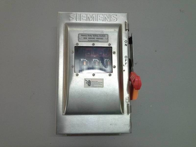 Siemens Heavy Duty Stainless Safety Switch