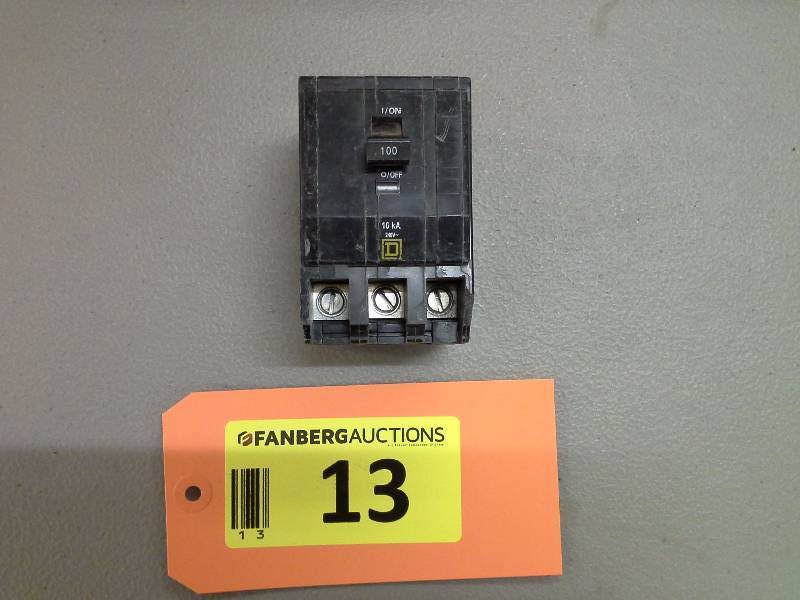 Square D 100A Circuit Breaker