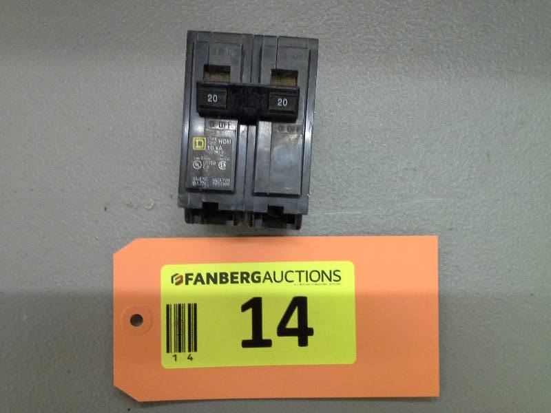 Square D 20A Circuit Breaker