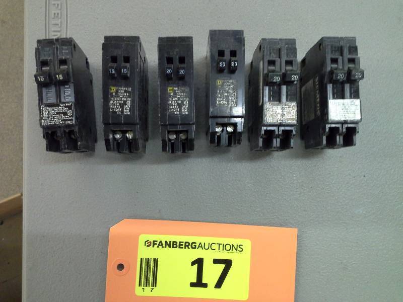 20A & 15A Circuit Breakers (6)