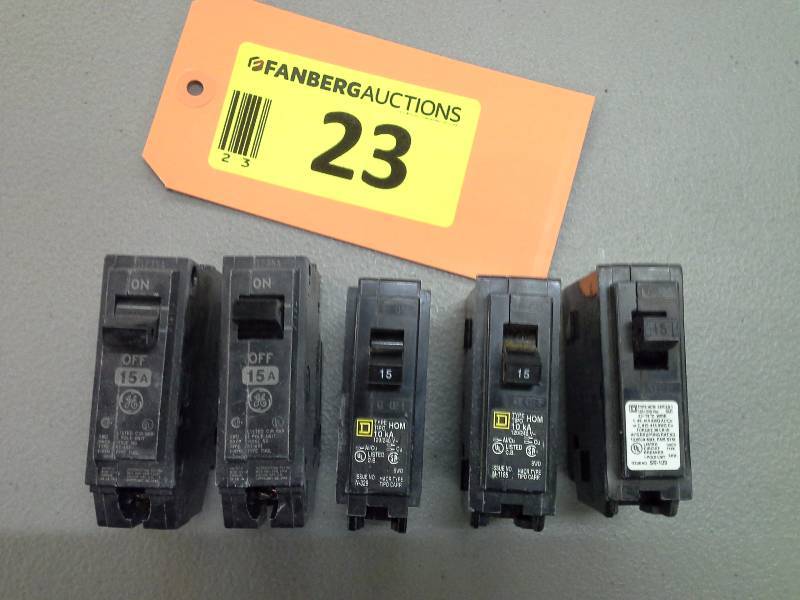 15A Circuit Breakers (5)
