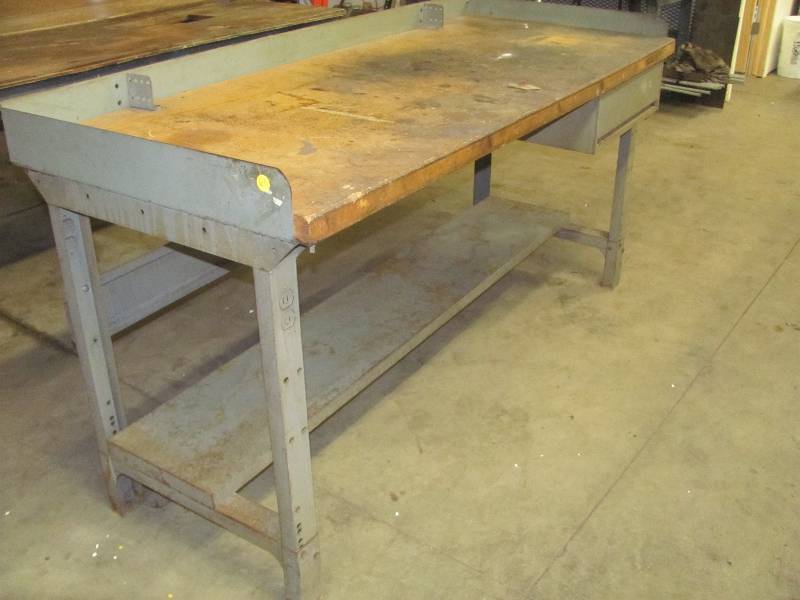 lot 61 image: Workshop Tables