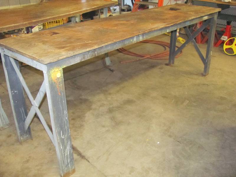 lot 62 image: Workshop Tables