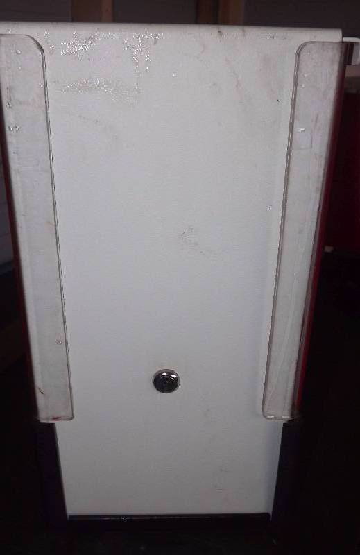 lot 232 image: Chocolate Nugget Candy Machine On Metal Stand With Key
