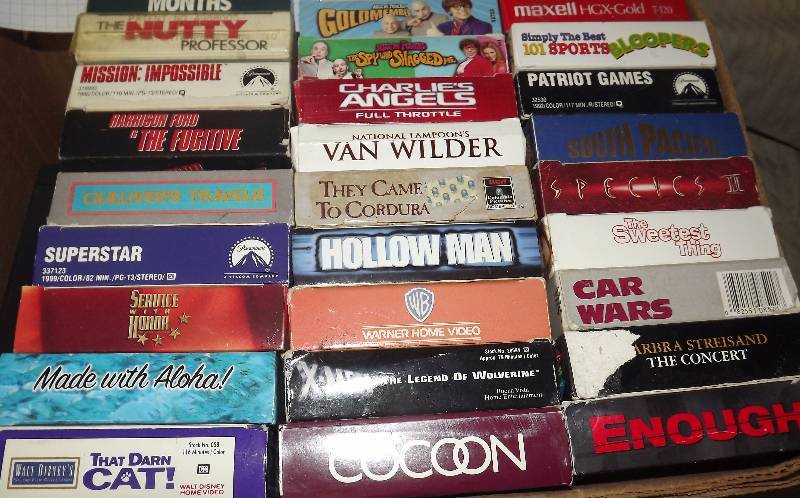 lot 238 image: VHS Tape  Movie Lot