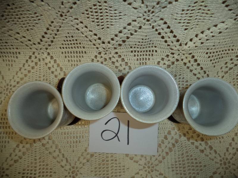 lot 21 image: Otagiri Japan Pheasant Pottery Irish Coffee Mugs - From Wild Wings