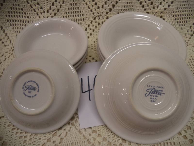 lot 40 image: Fiesta Bowls