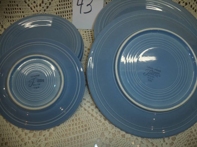 lot 43 image: Fiesta Dinner & Salad Plates