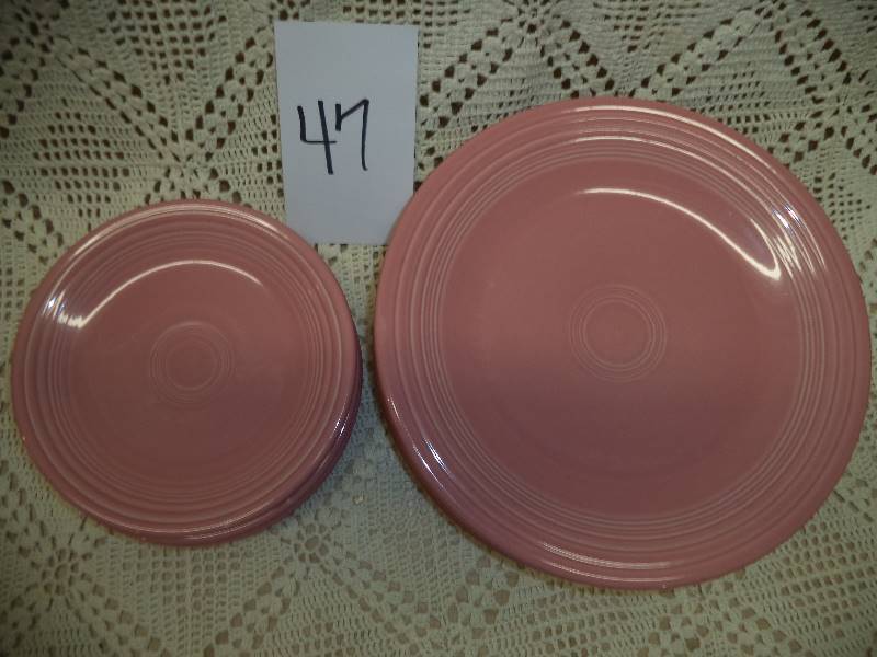 lot 47 image: Fiesta Dinner & Salad Plates