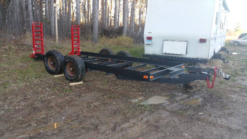 lot 4 image: 8x15, Double Axel Trailer
